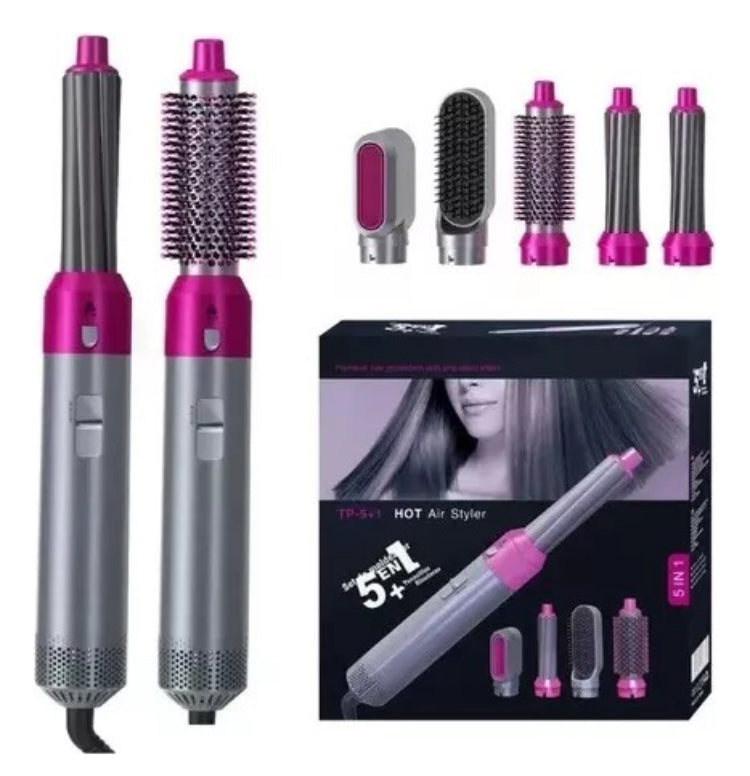 Cepillo 5 En 1 Profesional - Cabello Perfecto en Minutos