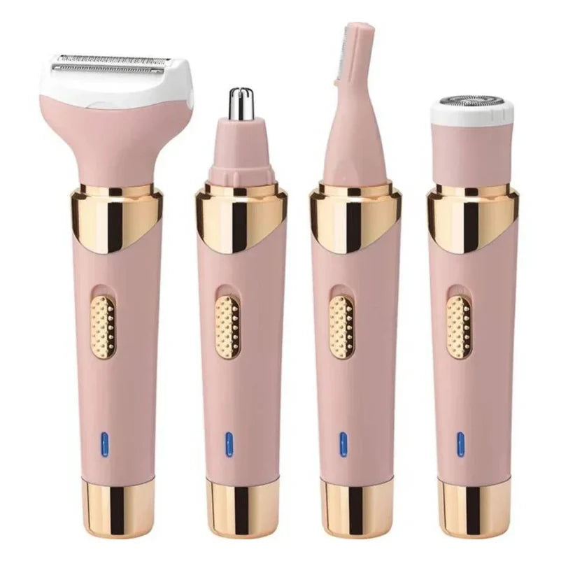 💖 Depiladora Facial y Corporal 4 en 1 - Precisión y Cuidado Total