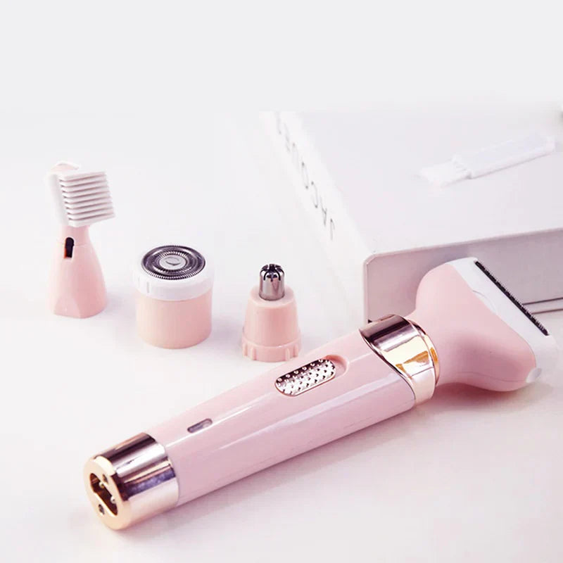 💖 Depiladora Facial y Corporal 4 en 1 - Precisión y Cuidado Total