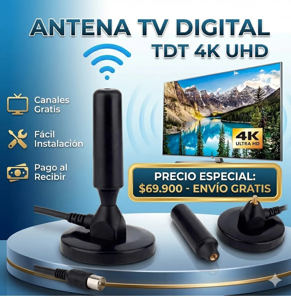 📡Antena Portátil TDT 4K UHD 2026