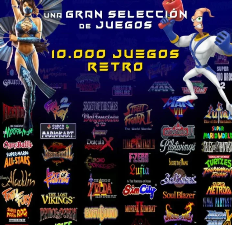Consola Retro GameStick Pro 4K con 20 000 juegos + 2 CONTROLADORES INALÁMBRICO EXTRA GRATIS