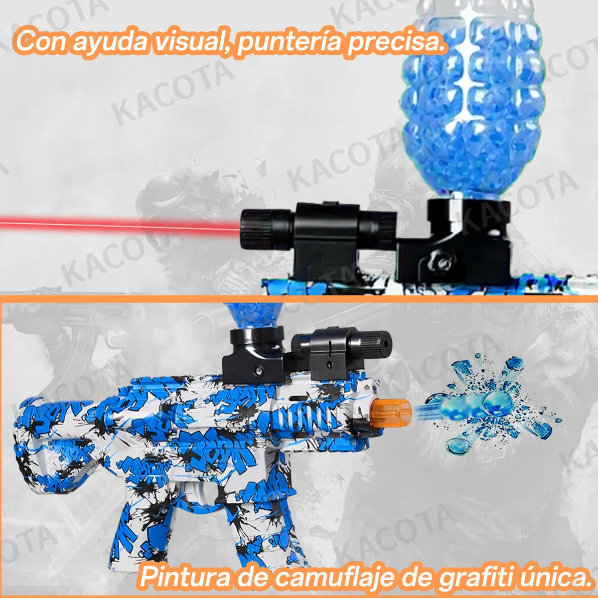 Rifle MP5 Juguete Hidrogel