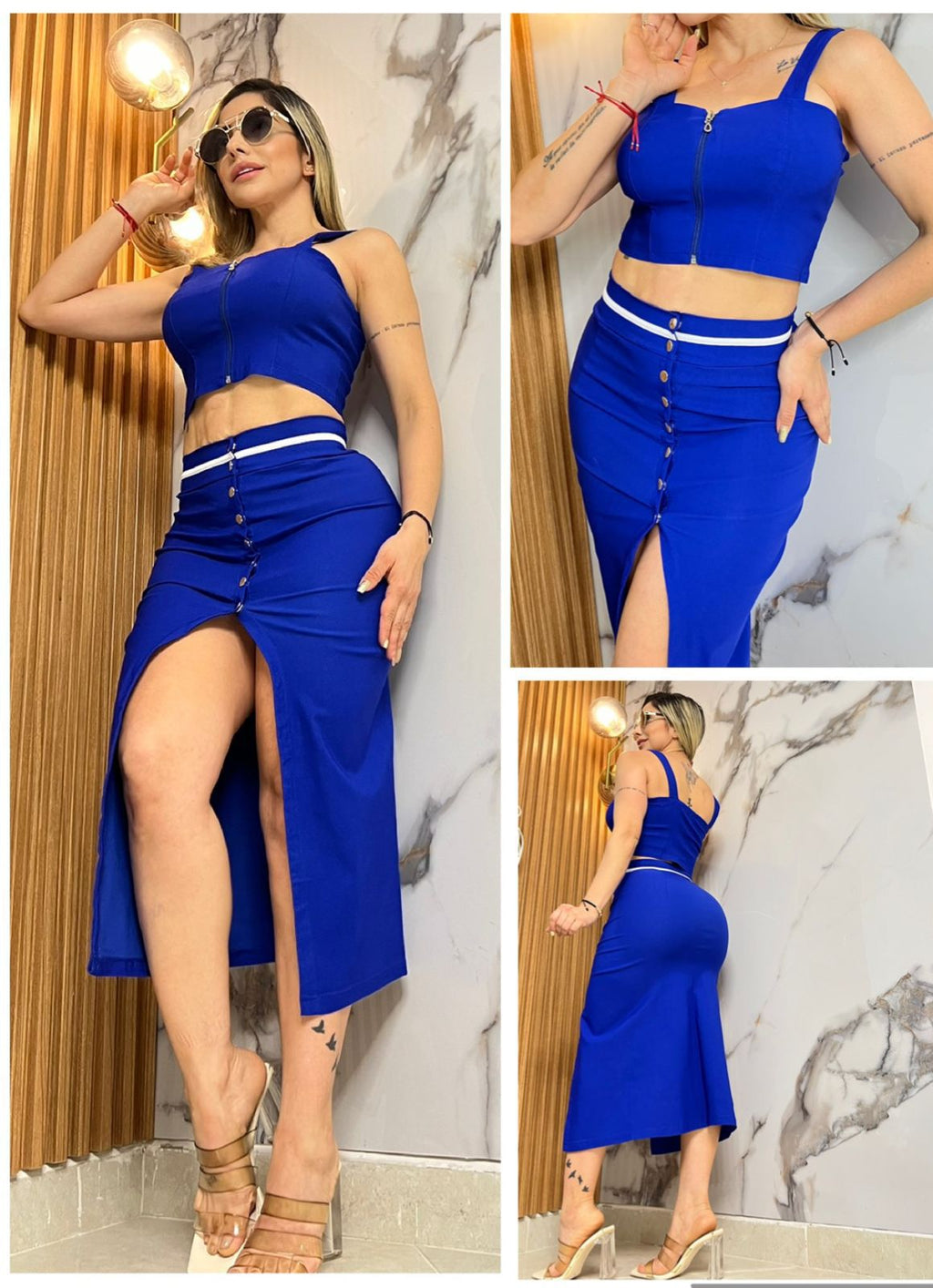 Conjunto Falda Y Blusa