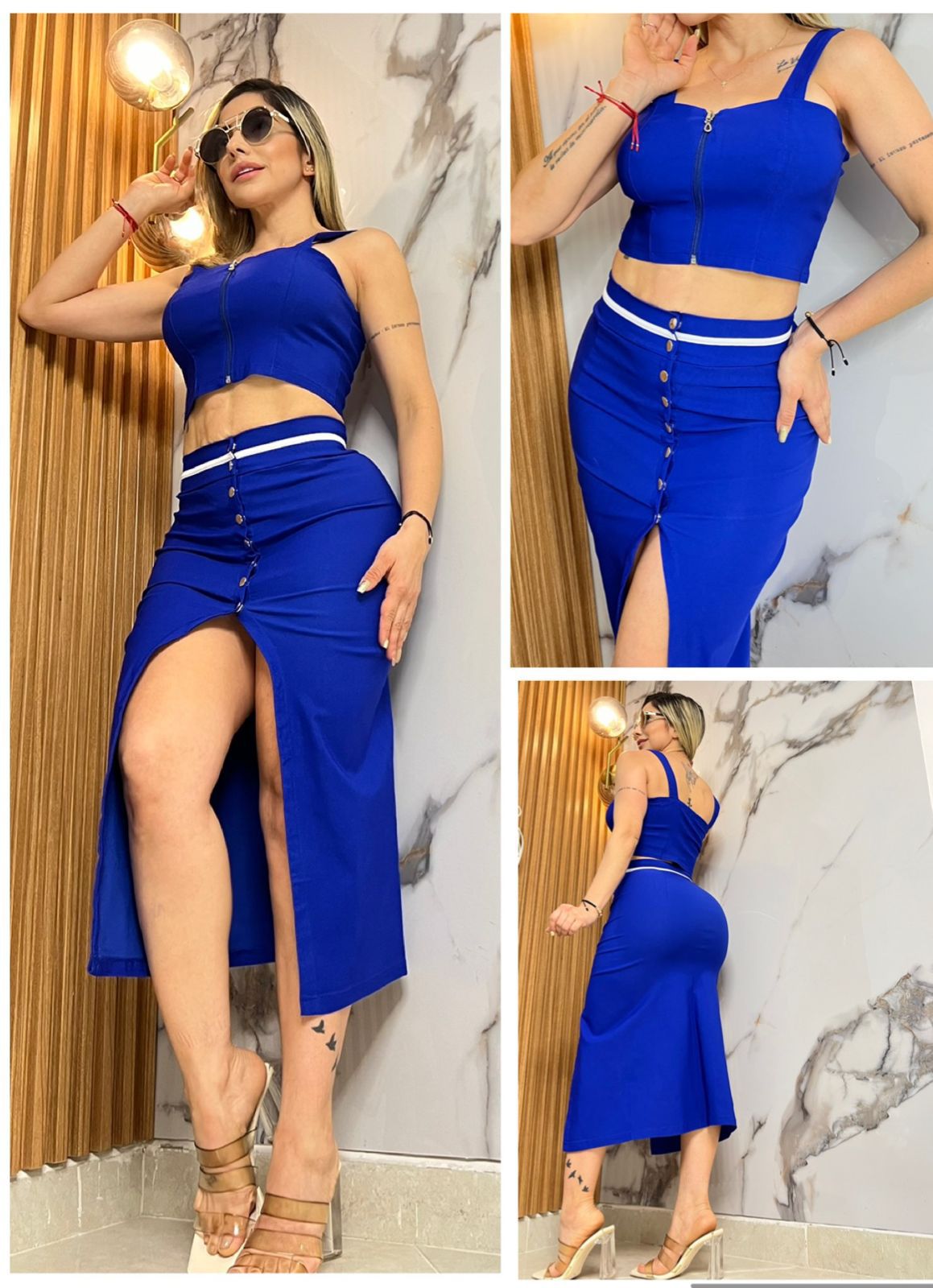 Conjunto Falda Y Blusa