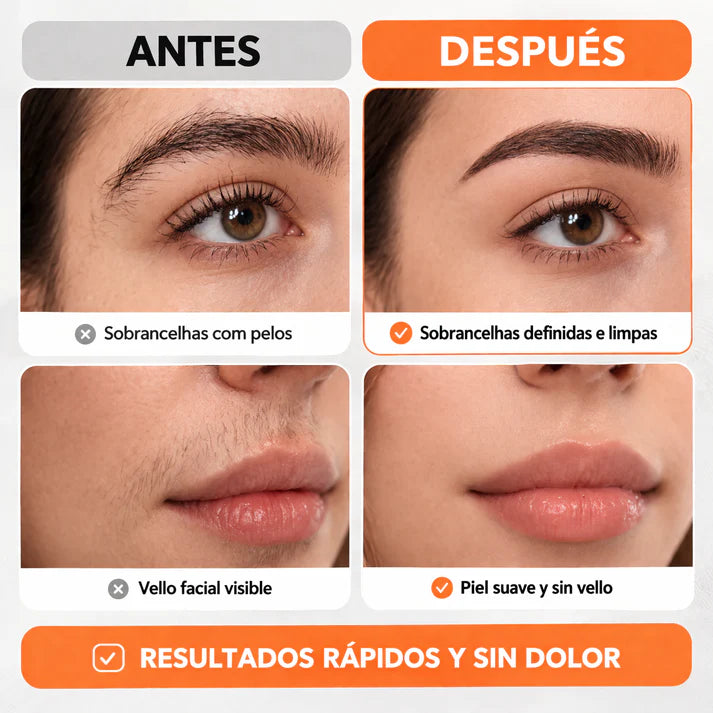 Depiladora Facial Eléctrica