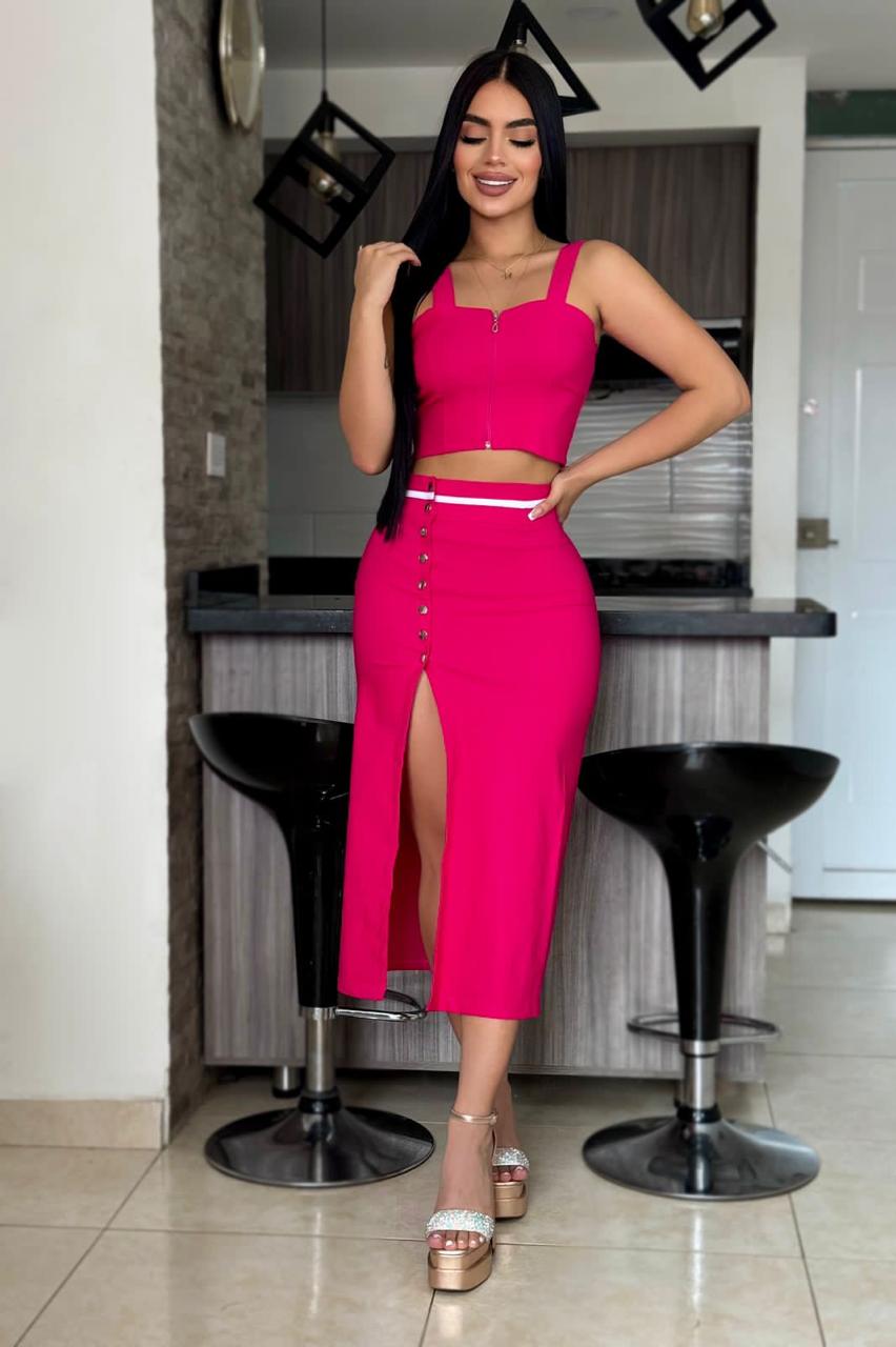 Conjunto Falda Y Blusa